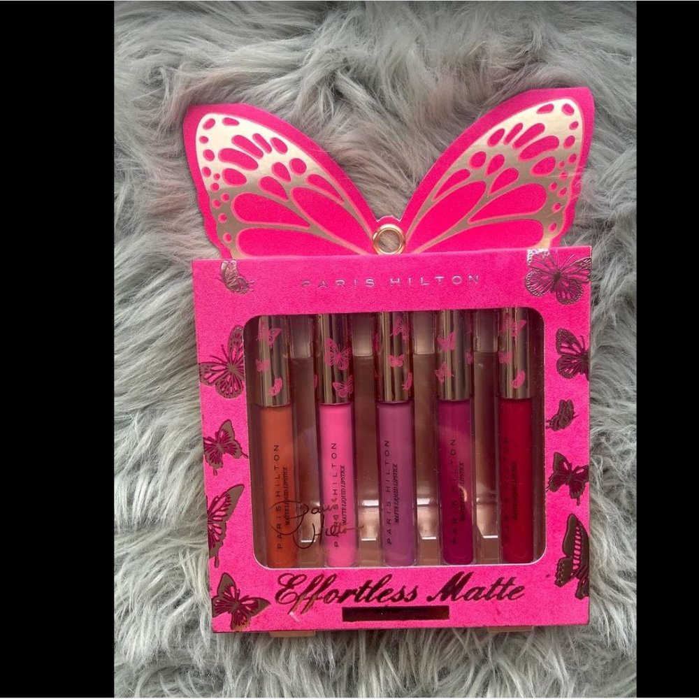 Paris Hilton Lip Gloss Set in Effortless Matte